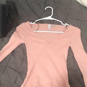 Cream pink,  long sleeve,  size - XS